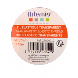Fil élastique transparent 10m Artemio Ikaipaka jeux & jouets