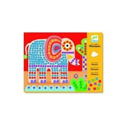 Mosaique elephant et escargot Djeco Ikaipaka jeux & jouets Royan