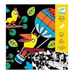 Coloriage velours Zoizos Djeco Ikaipaka jeux & jouets Royan