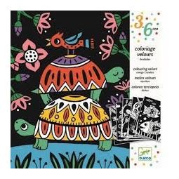 Coloriage velours Bestioles Djeco Ikaipaka jeux & jouets Royan