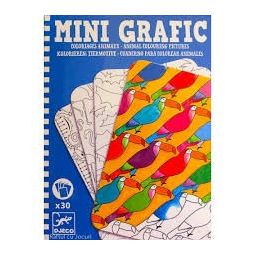 Mini grafic coloriage animaux Djeco Ikaipaka jeux & jouets Royan