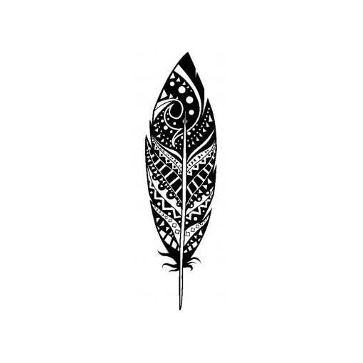 Tampon bois plume deco 26*75 Artemio Ikaipaka jeux & jouets