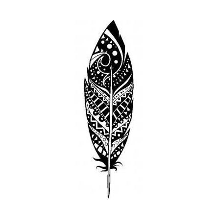 Tampon bois plume deco 26*75 Artemio Ikaipaka jeux & jouets