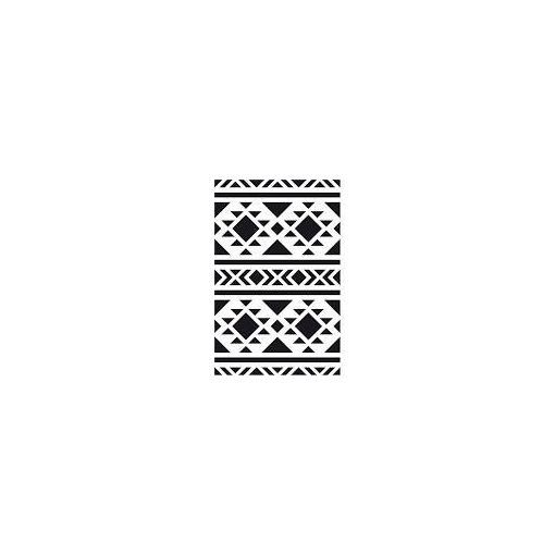 Artemio pochoir 10*15 fond navajo Artemio Ikaipaka jeux &