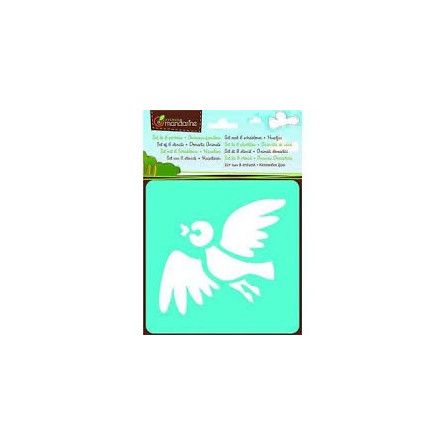 Set de 6 pochoirs enfants, Animaux familiers  Ikaipaka jeux &