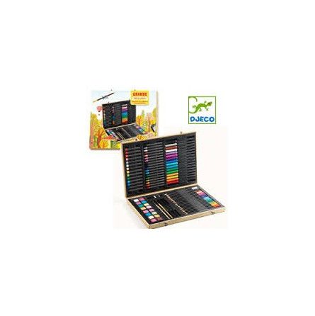 Boite crayons de couleurs (grande) Djeco Ikaipaka jeux & jouets