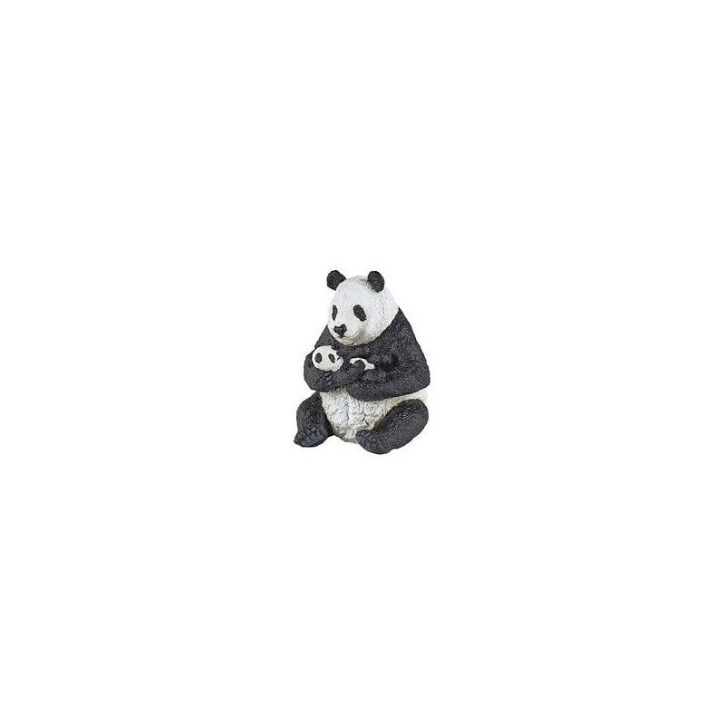 Panda assis et son bébé Papo Papo Ikaipaka jeux & jouets Royan