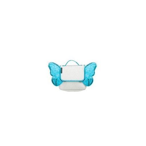 Sac a dos papillon bicolore argent/bleu caramel et compagnie