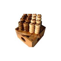 Tic tac toc connect 3D Mikado Ikaipaka jeux & jouets Royan