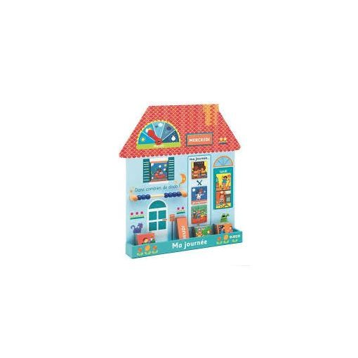Eduludo ma journée maison Djeco Ikaipaka jeux & jouets Royan