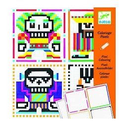 Coloriages surprises skull boys Djeco Ikaipaka jeux & jouets