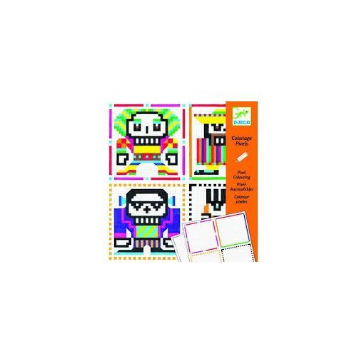 Coloriages surprises skull boys Djeco Ikaipaka jeux & jouets