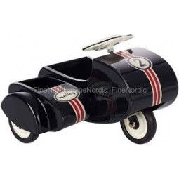 Black Scooter w/ sidecar, metal Maileg Ikaipaka jeux & jouets