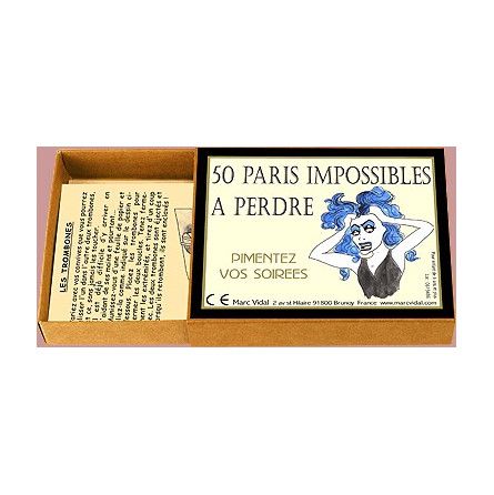 50 Paris impossible à perdre marc vidal Ikaipaka jeux & jouets
