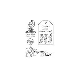 Tampon clear joyeux noel Artemio Ikaipaka jeux & jouets Royan