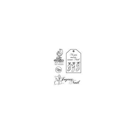 Tampon clear joyeux noel Artemio Ikaipaka jeux & jouets Royan