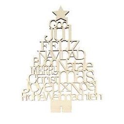 Sapin noel bois s/ pied Artemio Ikaipaka jeux & jouets Royan