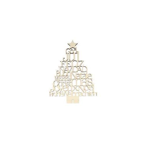 Sapin noel bois s/ pied Artemio Ikaipaka jeux & jouets Royan