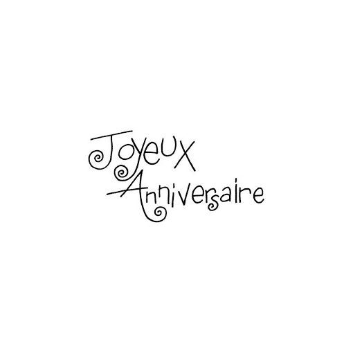 Tampon joyeux anniversaire Artemio Ikaipaka jeux & jouets Royan