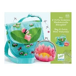 Sac et porte monnaie Melle nenuphar Djeco Ikaipaka jeux &
