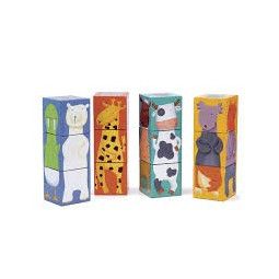 12 cubes animaux couleurs Djeco Ikaipaka jeux & jouets Royan