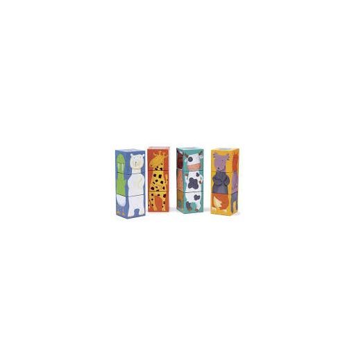 12 cubes animaux couleurs Djeco Ikaipaka jeux & jouets Royan