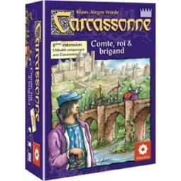 Carcassonne Ext. 6 Comte roi et brigands Asmodee Ikaipaka jeux