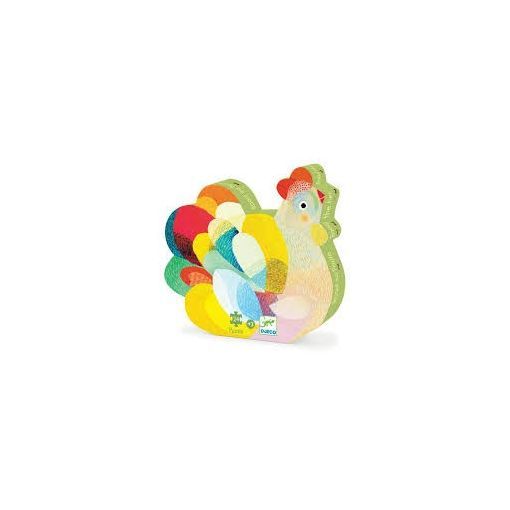 Puzzles silhouette Raoul ma poule Djeco Ikaipaka jeux & jouets