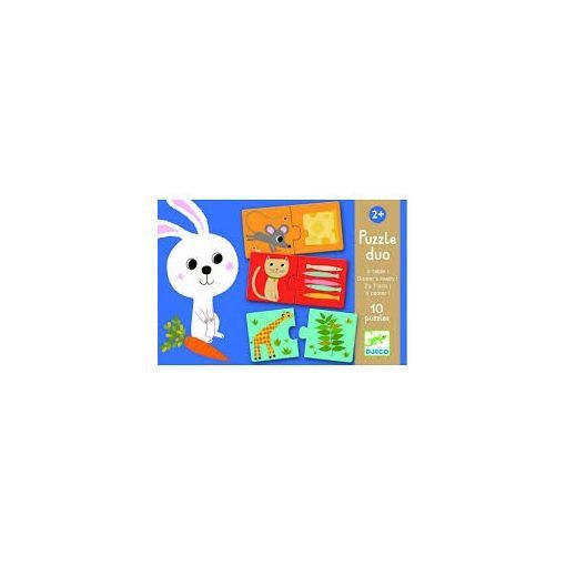 Puzzle duo a table Djeco Ikaipaka jeux & jouets Royan