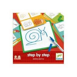 Dessin step by step animals and co Djeco Ikaipaka jeux & jouets