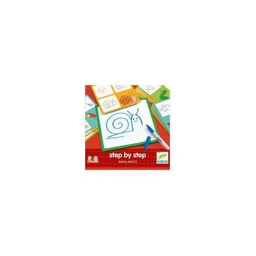 Dessin step by step animals and co Djeco Ikaipaka jeux & jouets