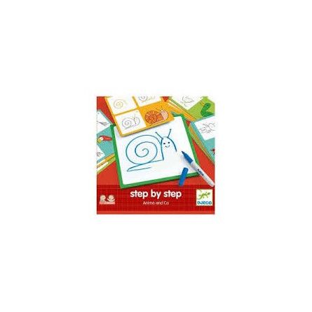 Dessin step by step animals and co Djeco Ikaipaka jeux & jouets