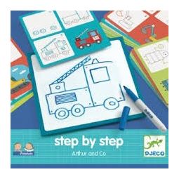 Dessin step by step arthur and co Djeco Ikaipaka jeux & jouets