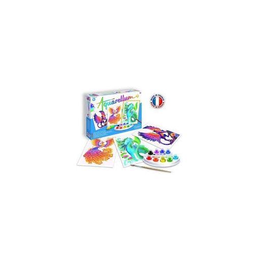 AQUARELLUM LICORNES ET PEGASES Sentosphere Ikaipaka jeux &