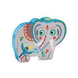 Puzzles silhouettes Haathee, éléphant d'Asie - - IkaIpaka Royan