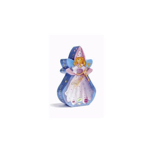 Puzzles silhouettes La fée et la licorne Djeco Ikaipaka jeux &