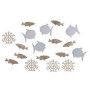 Miniature en bois poissons + corail Rayher Ikaipaka jeux &