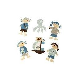 Miniature en bois Enfants pirates - IkaIpaka Royan