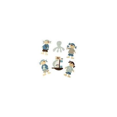 Miniature en bois Enfants pirates - IkaIpaka Royan