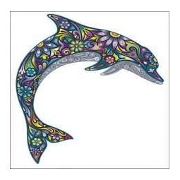 Decalco textile dauphins Artemio Ikaipaka jeux & jouets Royan