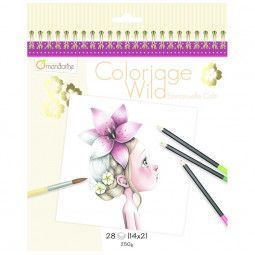 Carnet de Coloriage Wild  Ikaipaka jeux & jouets Royan