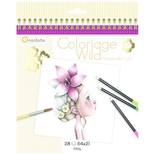 Carnet de Coloriage Wild  Ikaipaka jeux & jouets Royan