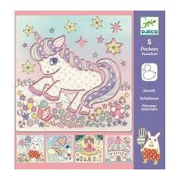 Pochoirs kawailand Djeco Ikaipaka jeux & jouets Royan