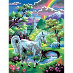 Peinture Une licorne au pays des fées. Oz Ikaipaka jeux &