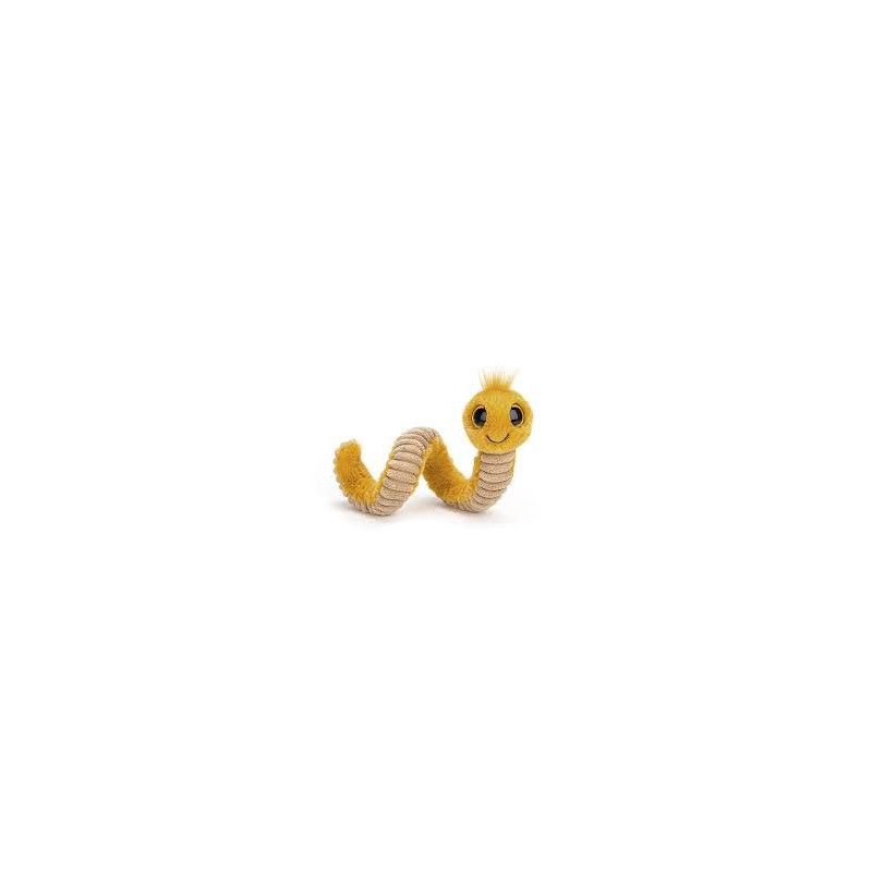 Wiggly Worm Yellow vers de terre Jellycat Ikaipaka jeux &