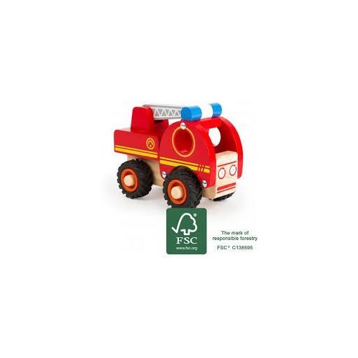Voiture bois Camion de pompiers Legler Ikaipaka jeux & jouets