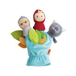 Marionnette Gant Conte Chaperon rouge Haba Ikaipaka jeux &