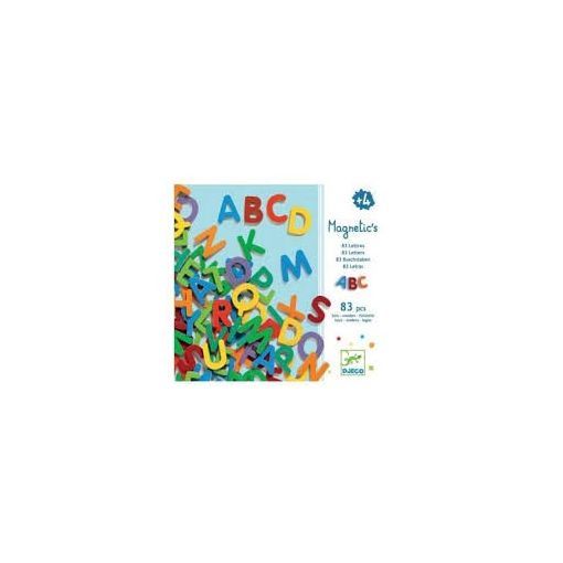 Lettre Magnetique bois 83 small letters Djeco Ikaipaka jeux &