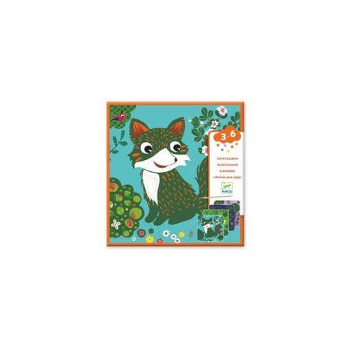 Cartes à gratter Petites bêtes Djeco Ikaipaka jeux & jouets