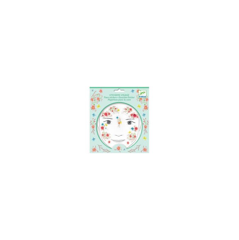 Stickers visages Fée du printemps Djeco Ikaipaka jeux & jouets